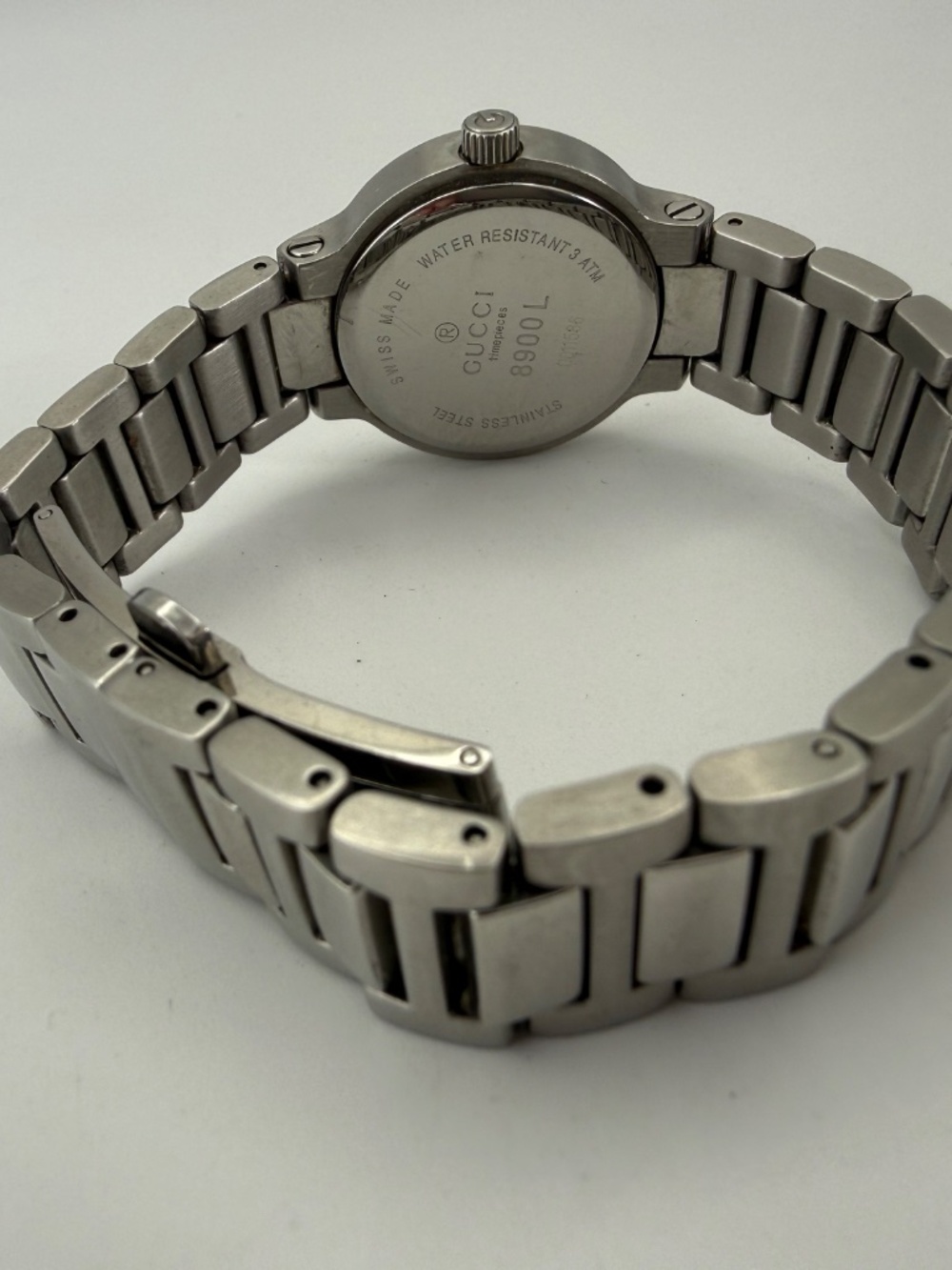 Gucci Vintage Gucci 8900L Stainless Steel Ladies Watch Dark Gray Dial - Picture 6 of 7